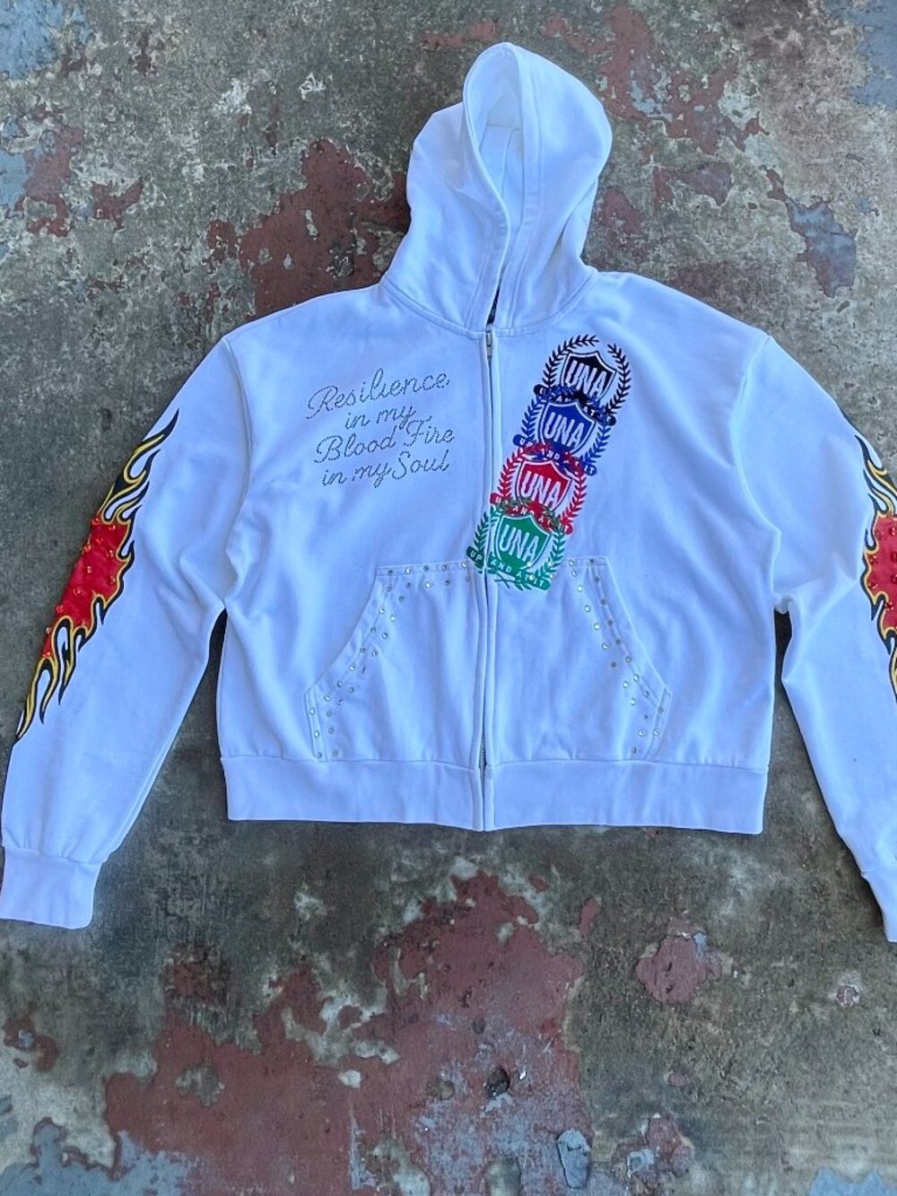 UNA “Resilience” Zip Up Hoodie